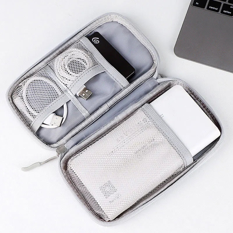 Tekvanta GearPouch | Organizer-Tasche Digital | Kompakt & Nachhaltig | Für Kabel & Zubehör