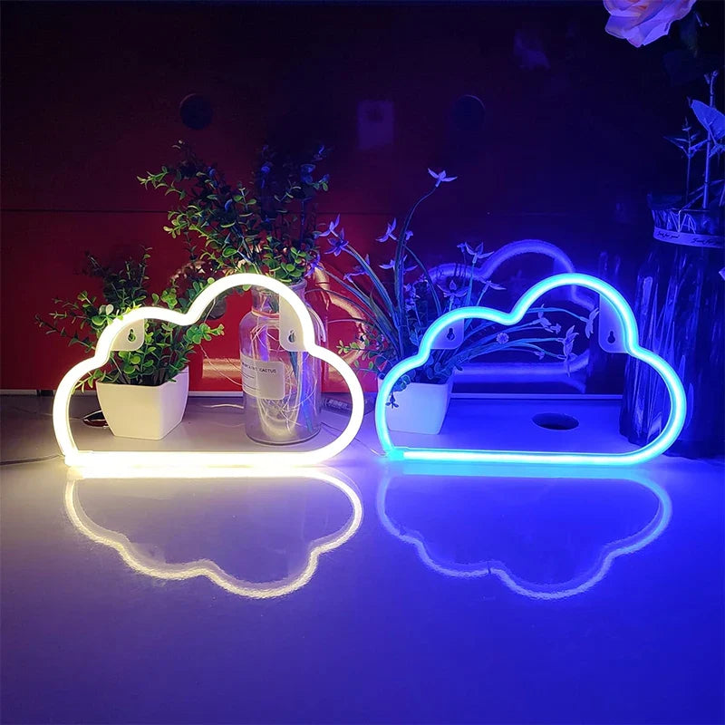 Glowflux NeonLight | Blitzförmige LED Deko | USB & Batterie betrieben | Sicher & stylisch | Für Kinderzimmer, Party & Wanddeko
