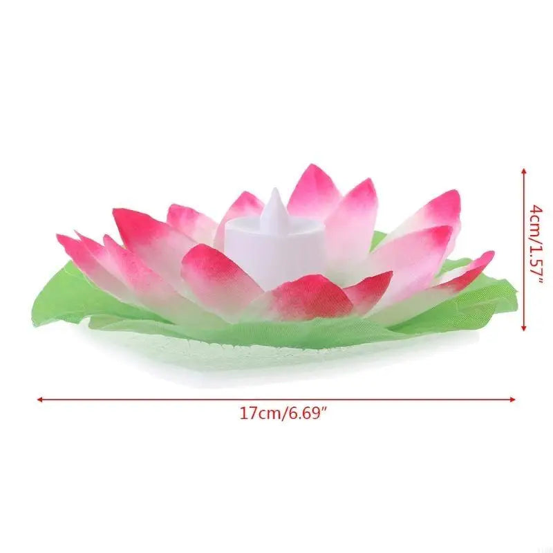 Glowlina | Schwimmende Lotus-LED | Romantisches Teichlicht | Für Garten, Pool & Zeremonien