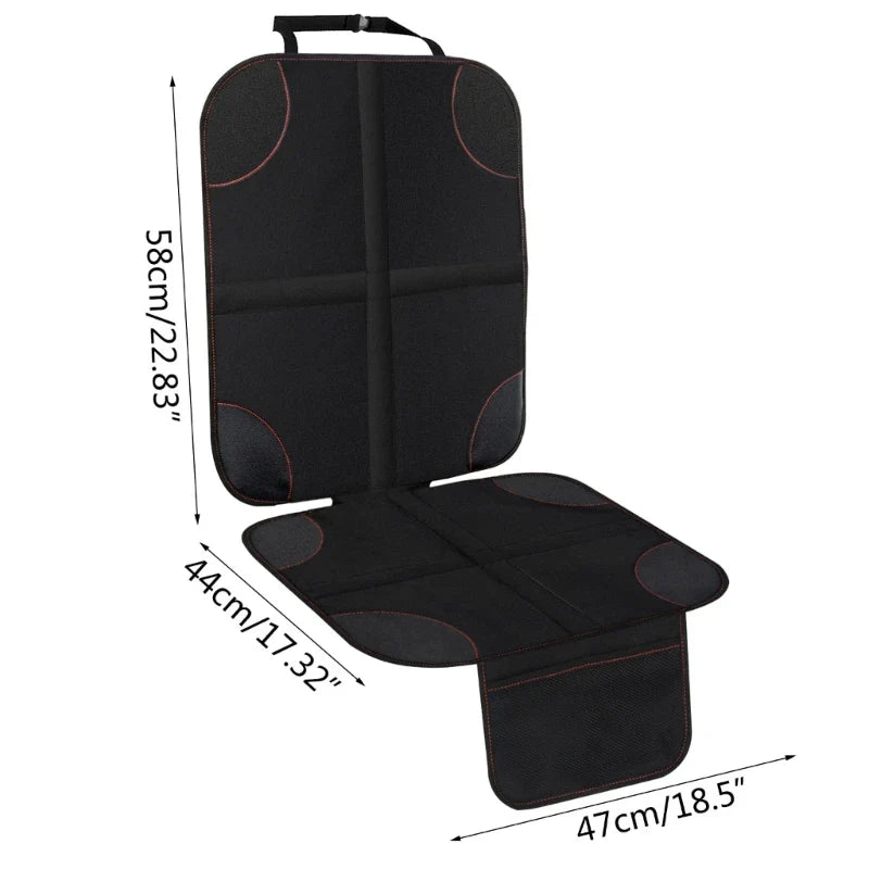 SeatShield Pro Autositzschoner | Wasserdicht & Rutschfest | Mit Taschen | Oxford-Material Schwarz
