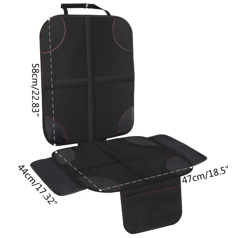 SeatShield Pro Autositzschoner | Wasserdicht & Rutschfest | Mit Taschen | Oxford-Material Schwarz