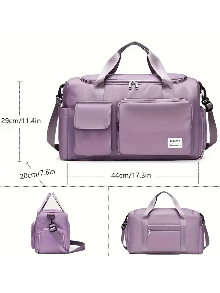 LumaFit Reisetasche Damen | Flugtauglich & Vielseitig | 35L Kapazität | Wasserabweisend & Praktisches Design