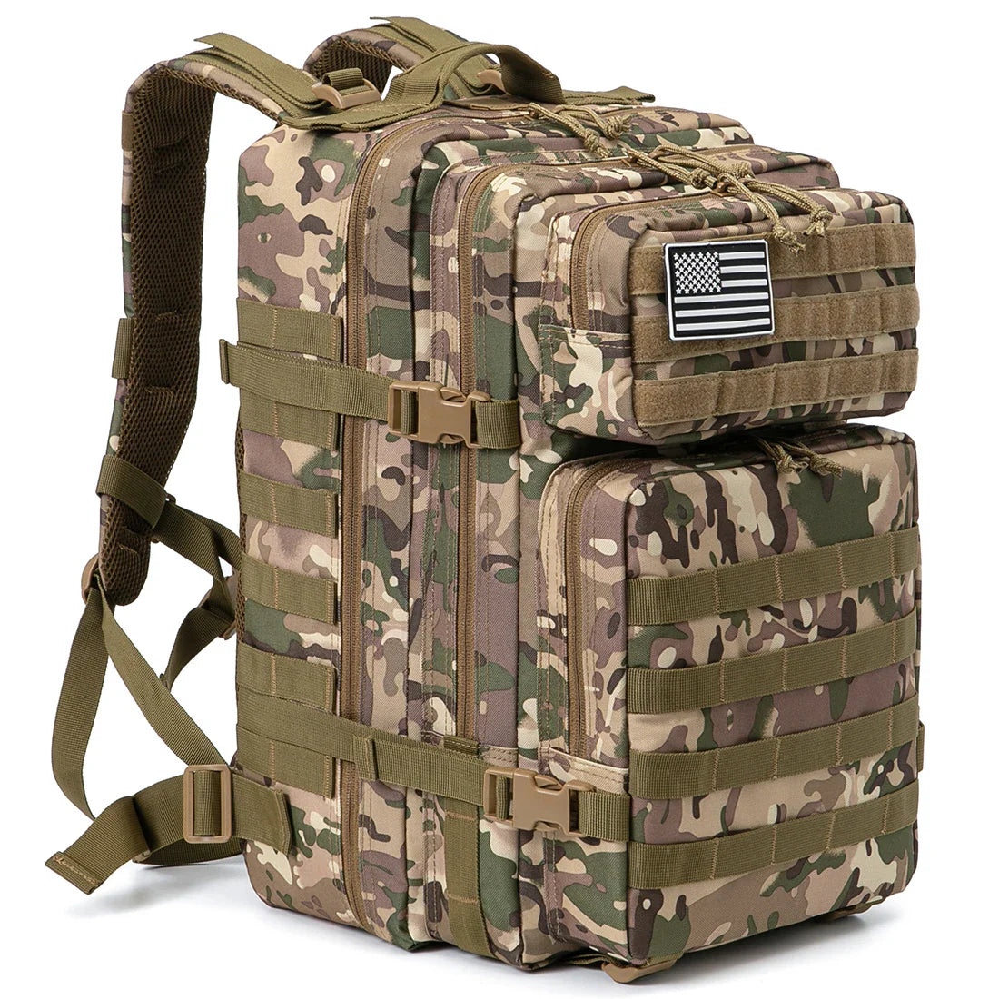 AdventurePro 45L Rucksack | Robustes Design | Molle-System | Komfortables Tragesystem