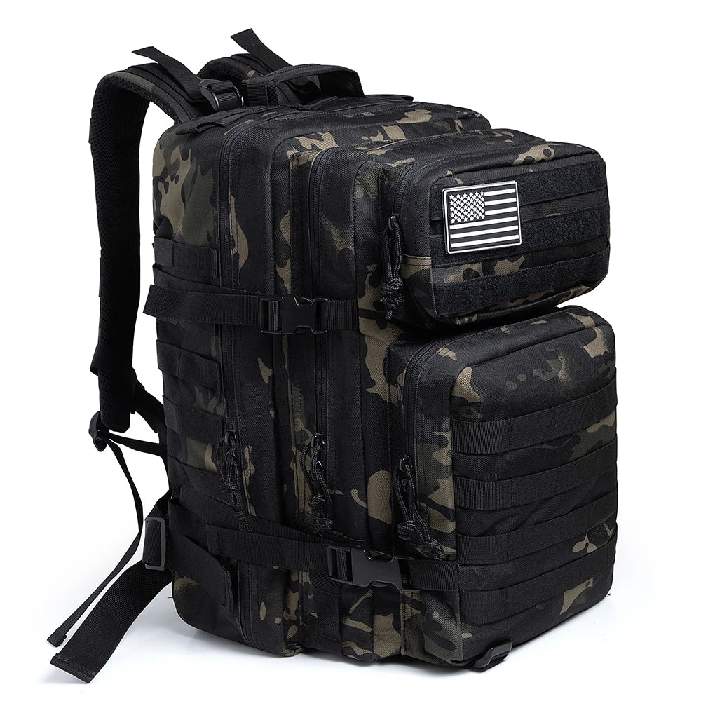 AdventurePro 45L Rucksack | Robustes Design | Molle-System | Komfortables Tragesystem