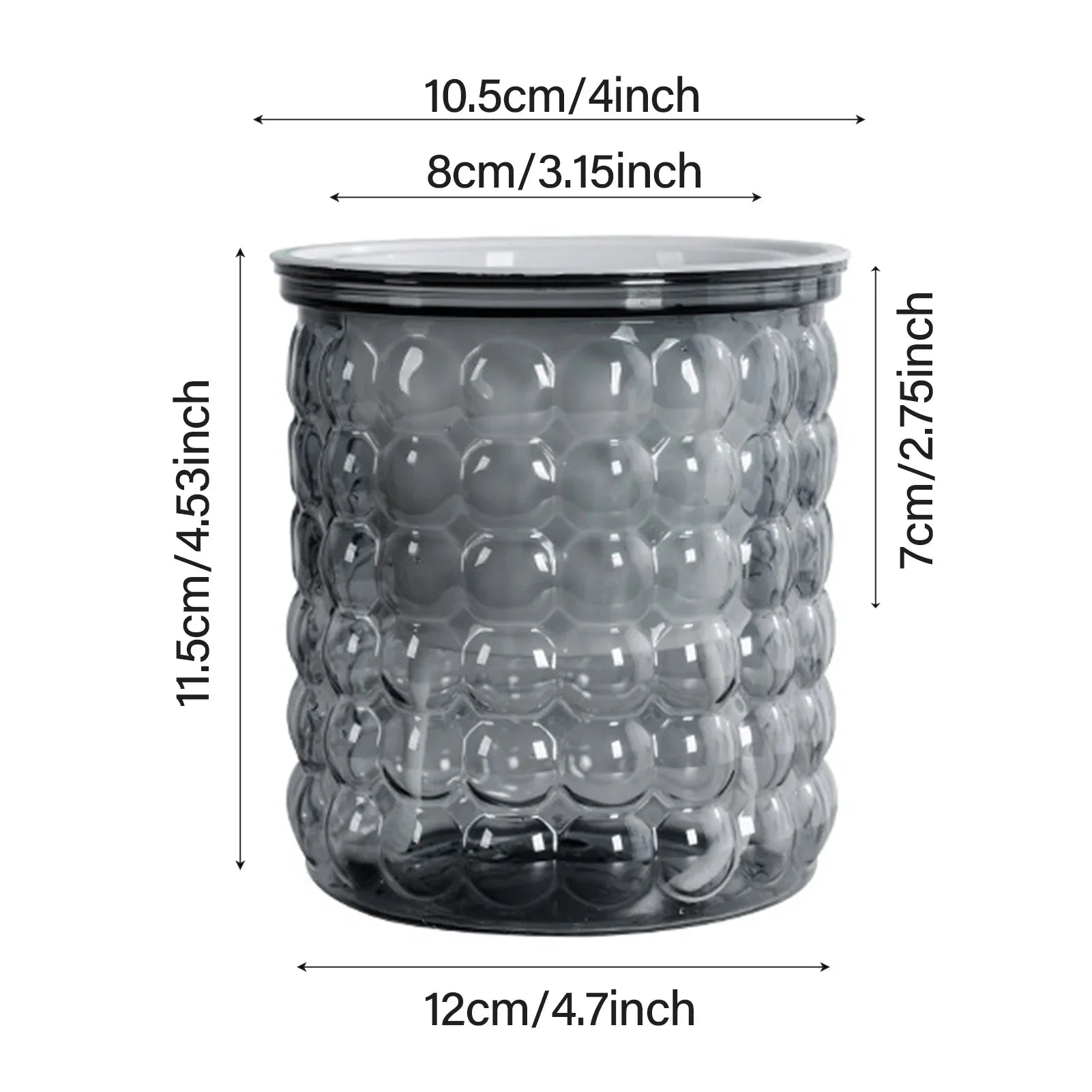 Hydropura Blumentopf | Selbstbewässernd & Erdlos | Modern & Pflegeleicht | 3er-Set
