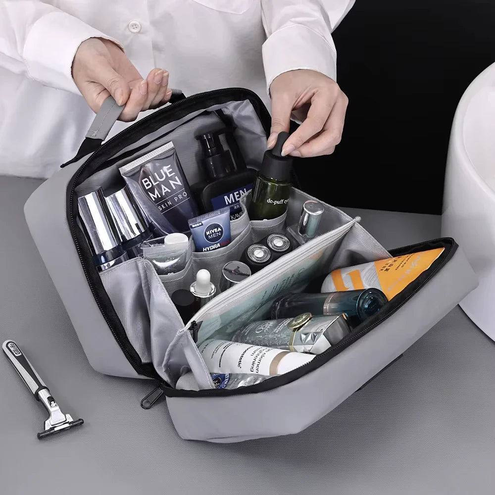 NomadEase TravelBag | Kompakter Kulturbeutel | Robustes Oxford-Material | Unisex Design