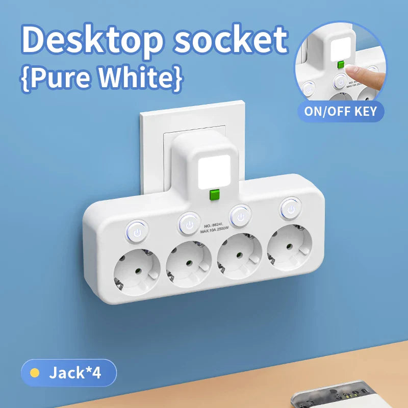 PowerHub ProLine | Steckdosenleiste | USB & Typ-C Anschlüsse | Flammhemmend