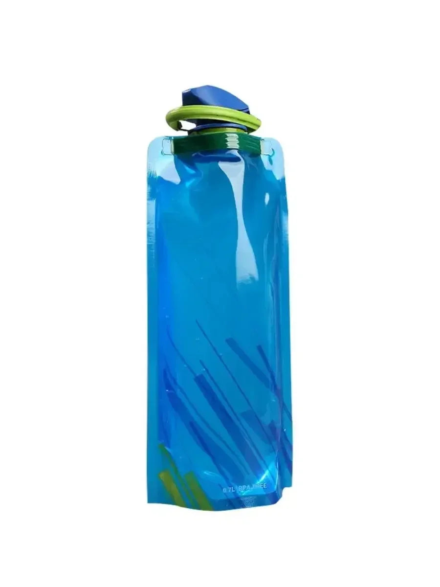 Streamiva Faltflasche | 700ml Trinkvolumen | Mit Haken & Griff | Ultraleicht für Outdoor & Sport