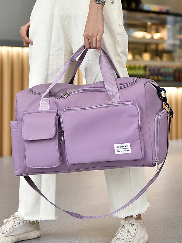 Veyora WeekAir | All-in-One Reisetasche | Trolley-Schlaufe & Schuhfach | 35L