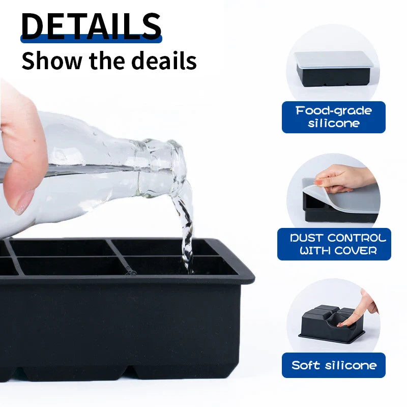 IceMaster XXL-Eiswürfelform | Langsame Schmelzrate für perfekte Kühlung