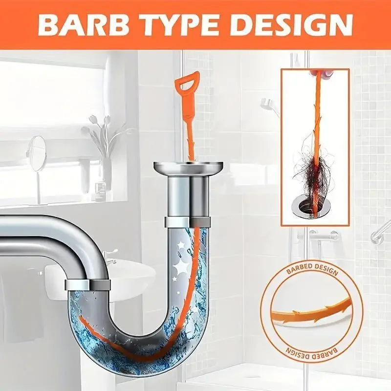 PipeClean Pro Drain Cleaner | Haarentferner & Reinigungswerkzeug | Flexibel & Wiederverwendbar | Umweltfreundlich