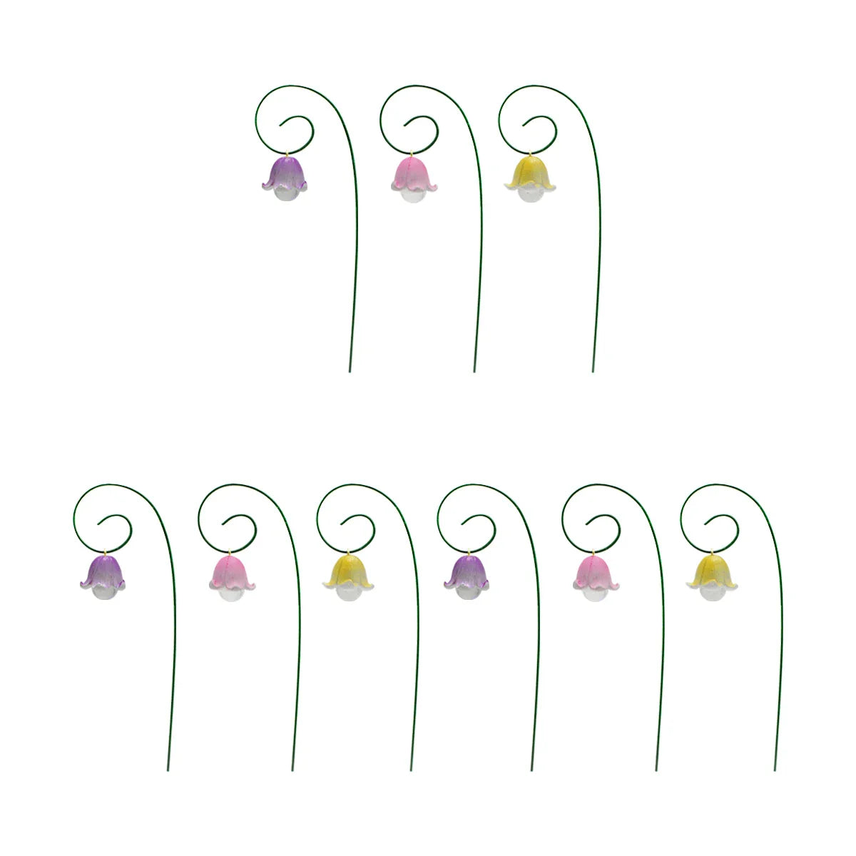 LilyFair Set | Mini-Maiglöckchen Deko | Handgefertigter Look | Für Feengarten & Bonsai