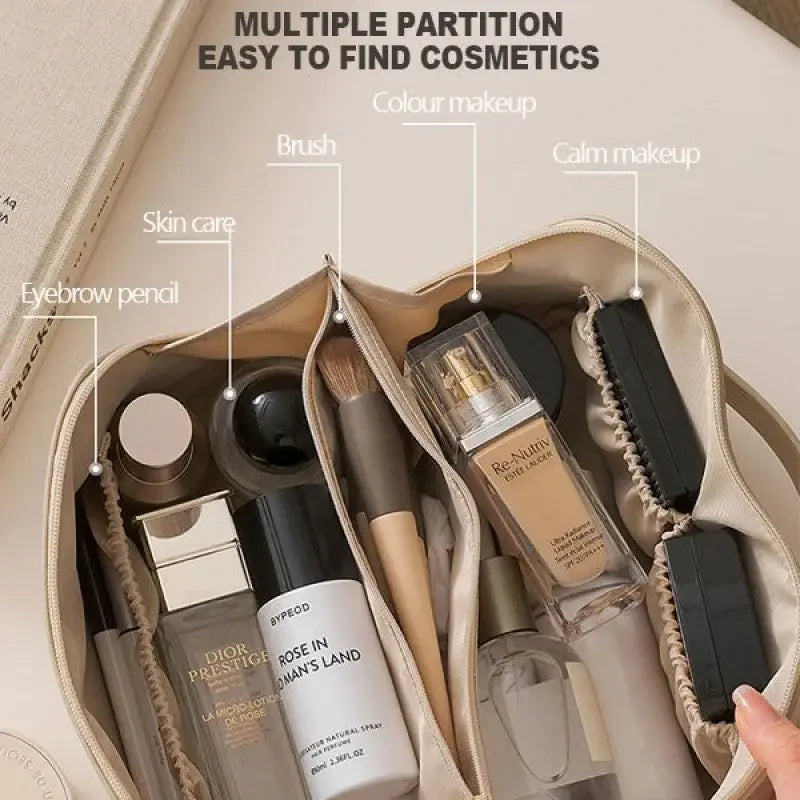 Bagmira Kosmetiktasche | Groß & Wasserabweisend | Vielseitig & Stilvoll | Für Reisen & Alltag