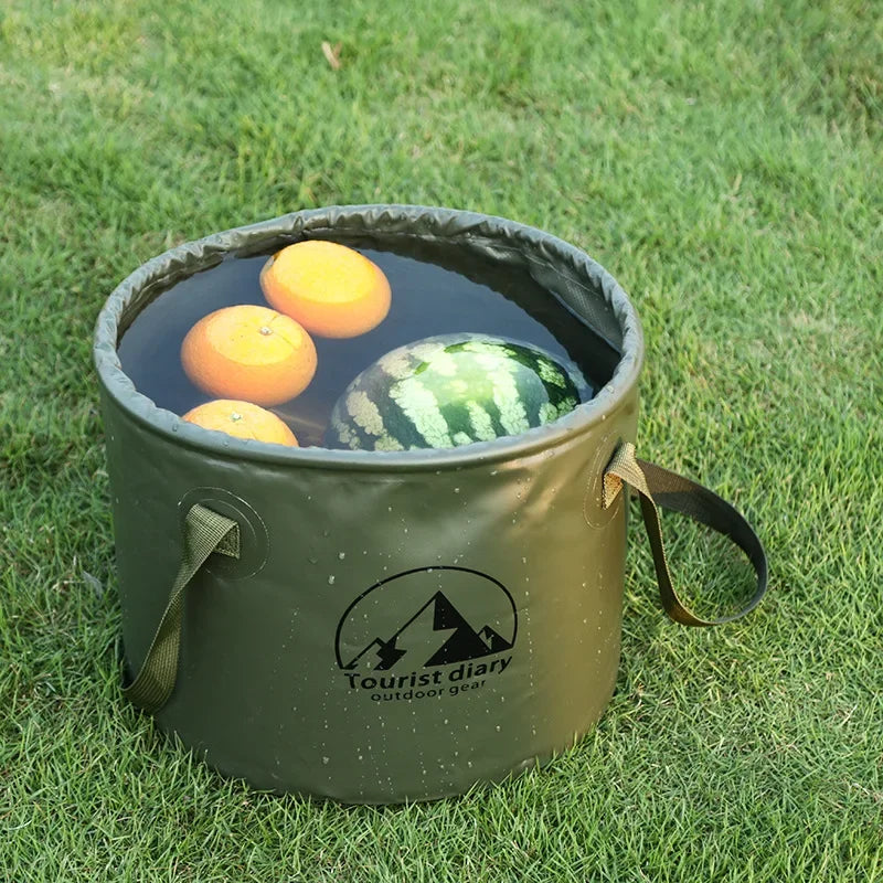 FlexiBin Faltbarer Outdoor-Eimer | Kompakt & Wasserdicht | Vielseitig Einsetzbar