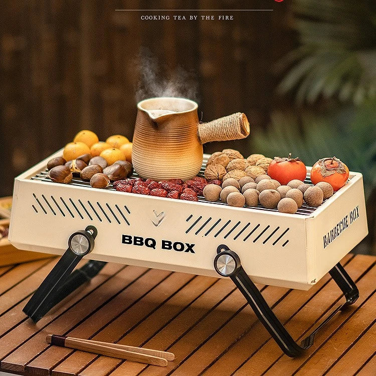 TrailBlaze | Tragbarer BBQ-Ofen | Rauchfrei & Kompakt | Für Outdoor & Garten | Multifunktional | Leicht zu Reinigen