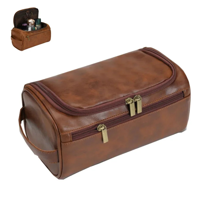 NomadGear TravelBag | Vintage-Look | Wasserabweisend | 25x15x12 cm