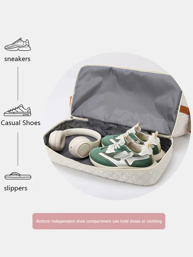 PackItPro | Reisetasche | Praktisch & Elegant | Mit Schuhfach & Verstellbarem Schultergurt