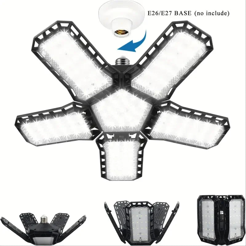 FlexiBeam | LED Deckenleuchte | Verstellbare Lichtpaneele | Für Werkstatt & Garage