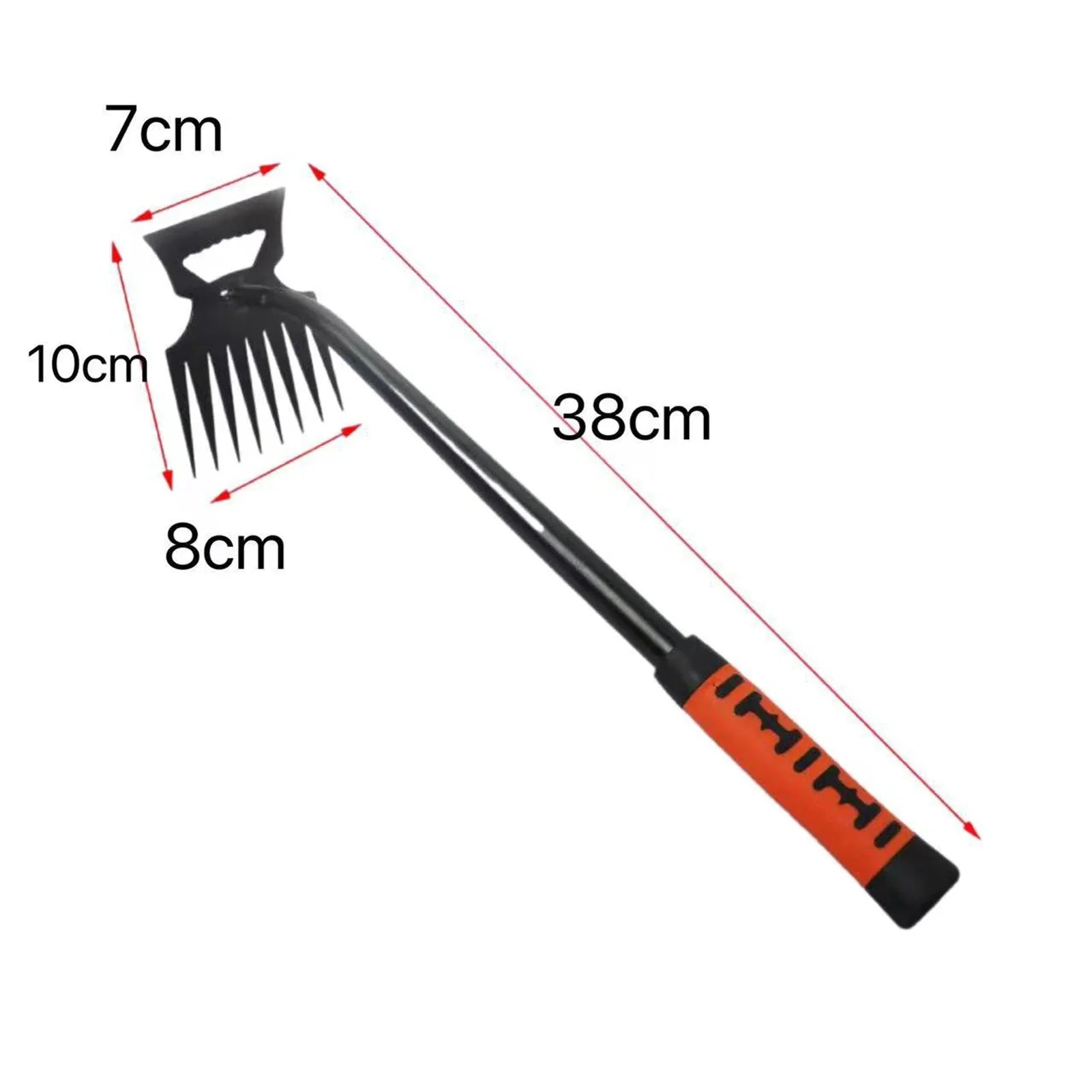 GardenFlex | 2-in-1 Unkrauthobel & Rechen | Rostfreier Edelstahl | Ergonomischer Griff