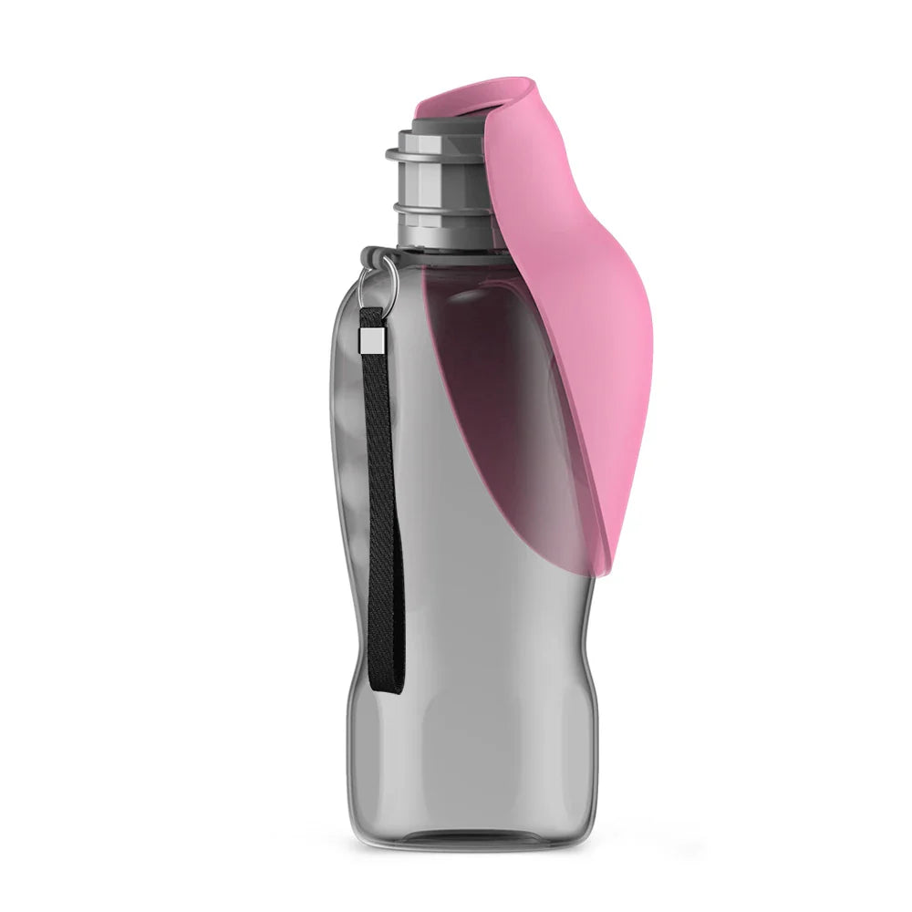 HydroPaws Hunde-Wasserflasche | Auslaufsicher | Einhand-Bedienung | BPA-frei | 800 ml Kapazität