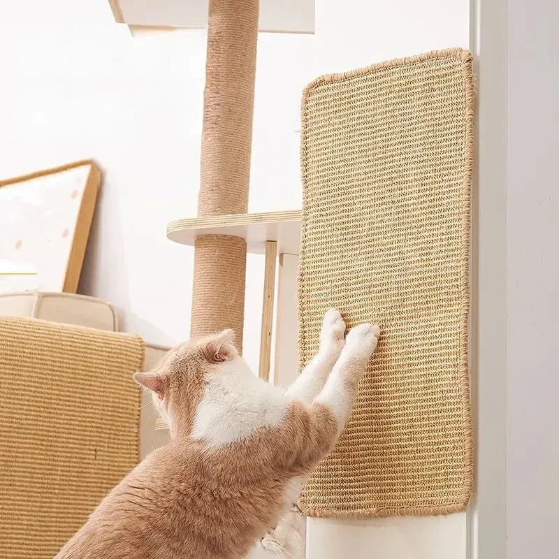 Catoya ScratchEase | Kratzmatte aus Natursisal | Möbel- & Bodenschutz | Für Katzen jeden Alters | Rutschfest & Langlebig