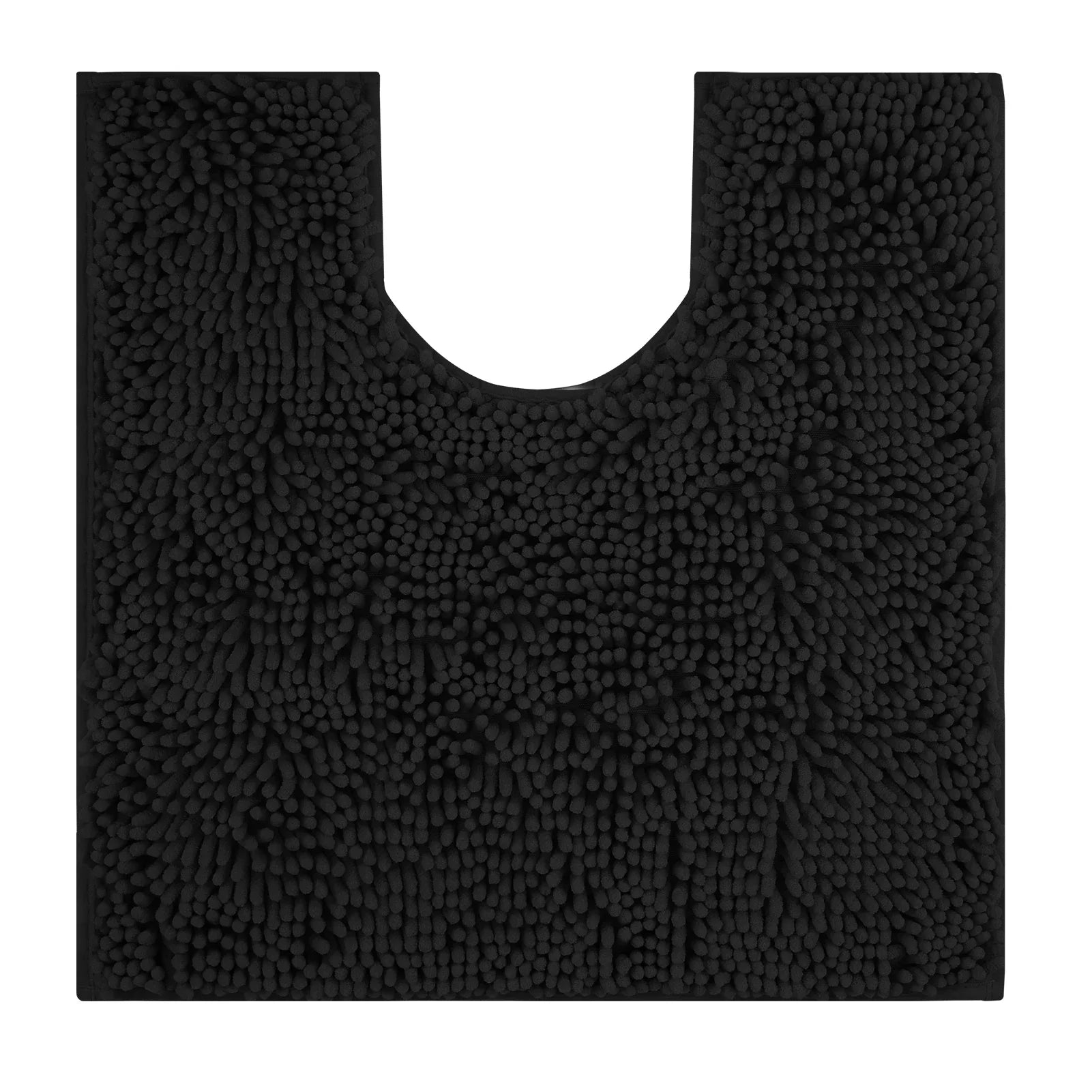 Aqualume | U-förmige Toilettenmatte | Chenille-Badmatte mit überlegener Saugfähigkeit | Rutschfest und maschinenwaschbar | Weich und gemütlich