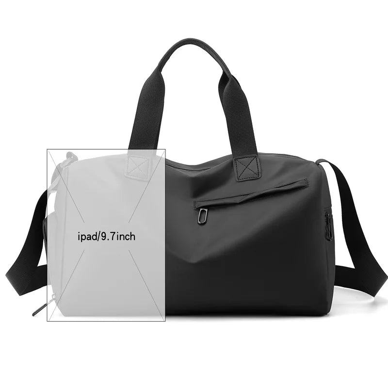TravelEase Reisetasche | Wasserabweisend | Nassfach | Großes Hauptfach