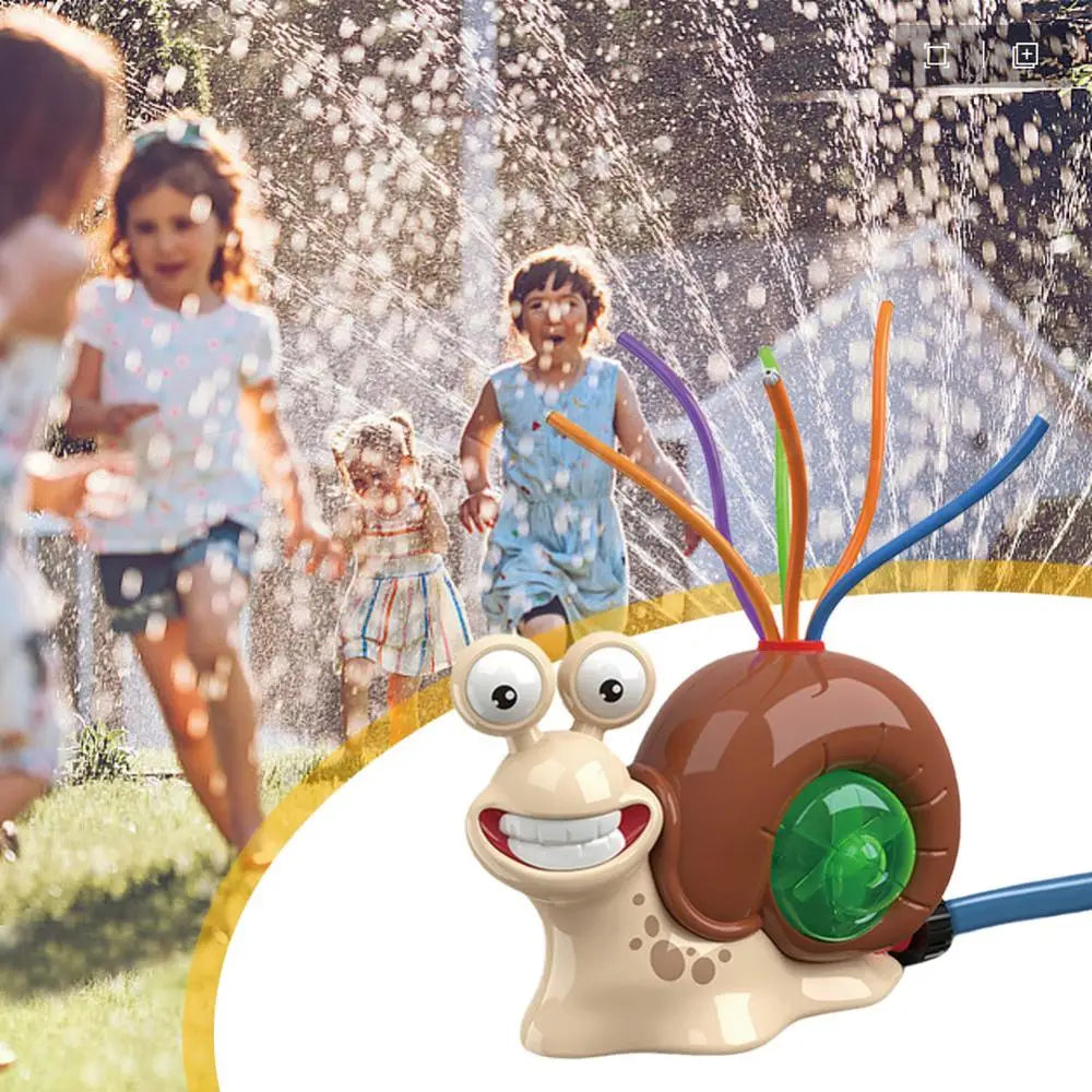 SnailSplash | Wassersprinkler im Schneckendesign | Interaktiver Spielspaß | Für Garten & Pool
