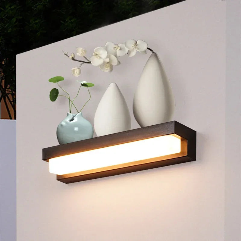 LumiSol | Solar-Wandleuchte | 3 Lichtfarben | Wetterfest & Automatische Dämmerungsschaltung