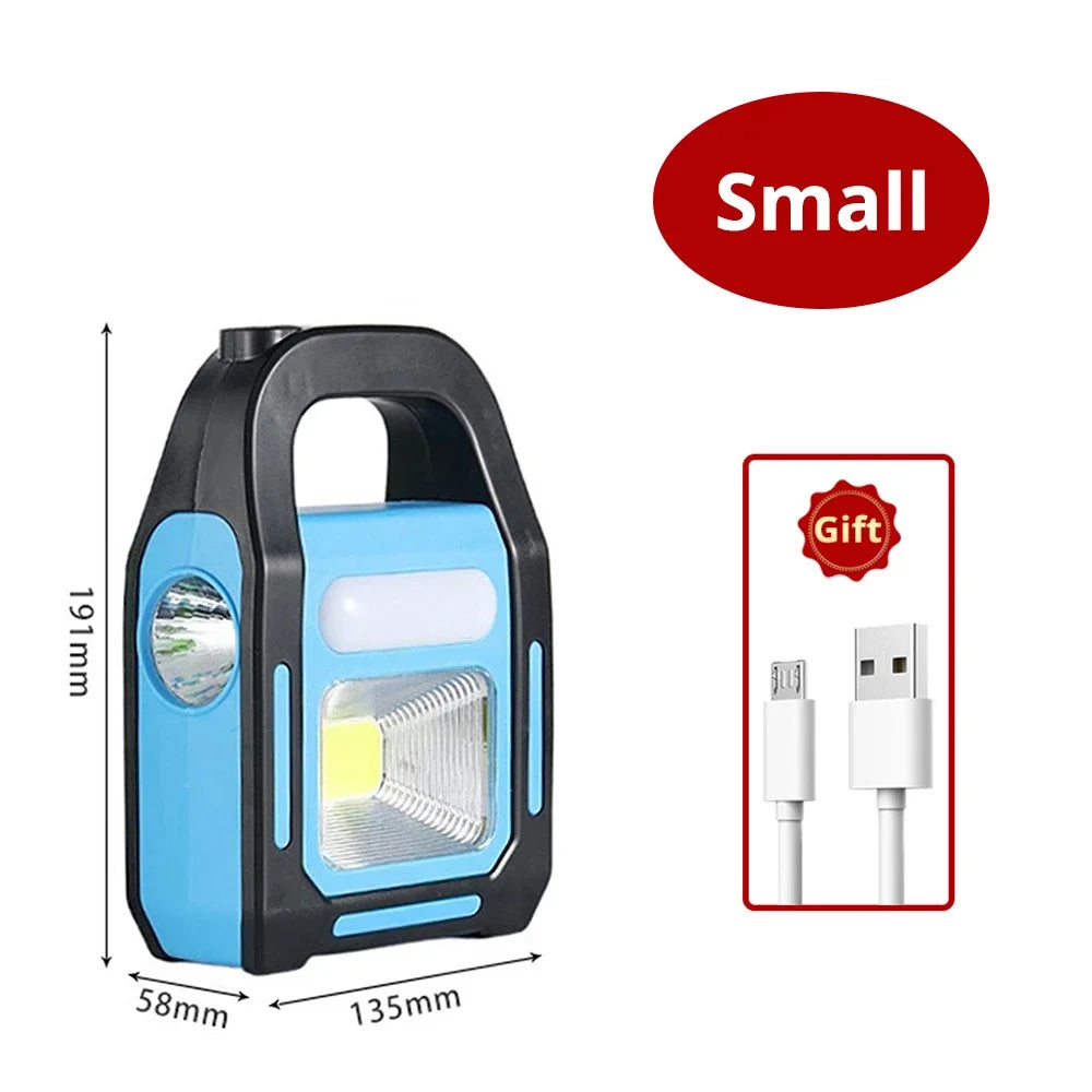 SolarLite Max | 3-in-1 Solarlampe & Powerbank | Outdoor-Ready | USB & Solar