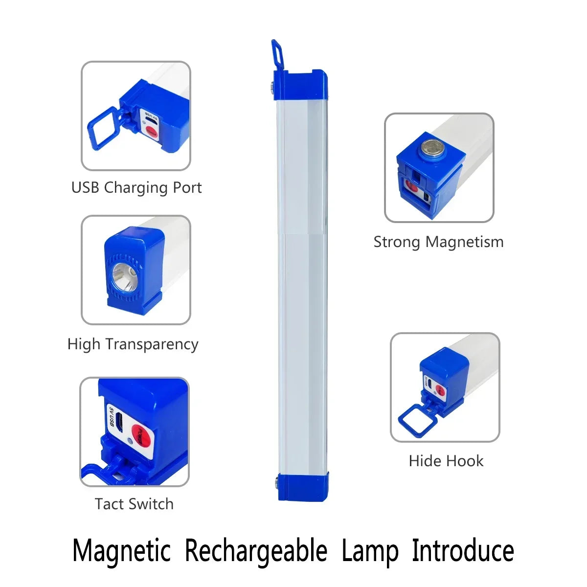 LumaBeam | 2-in-1 LED Röhre | Magnetisch & Wiederaufladbar | Flexibel & Kompakt
