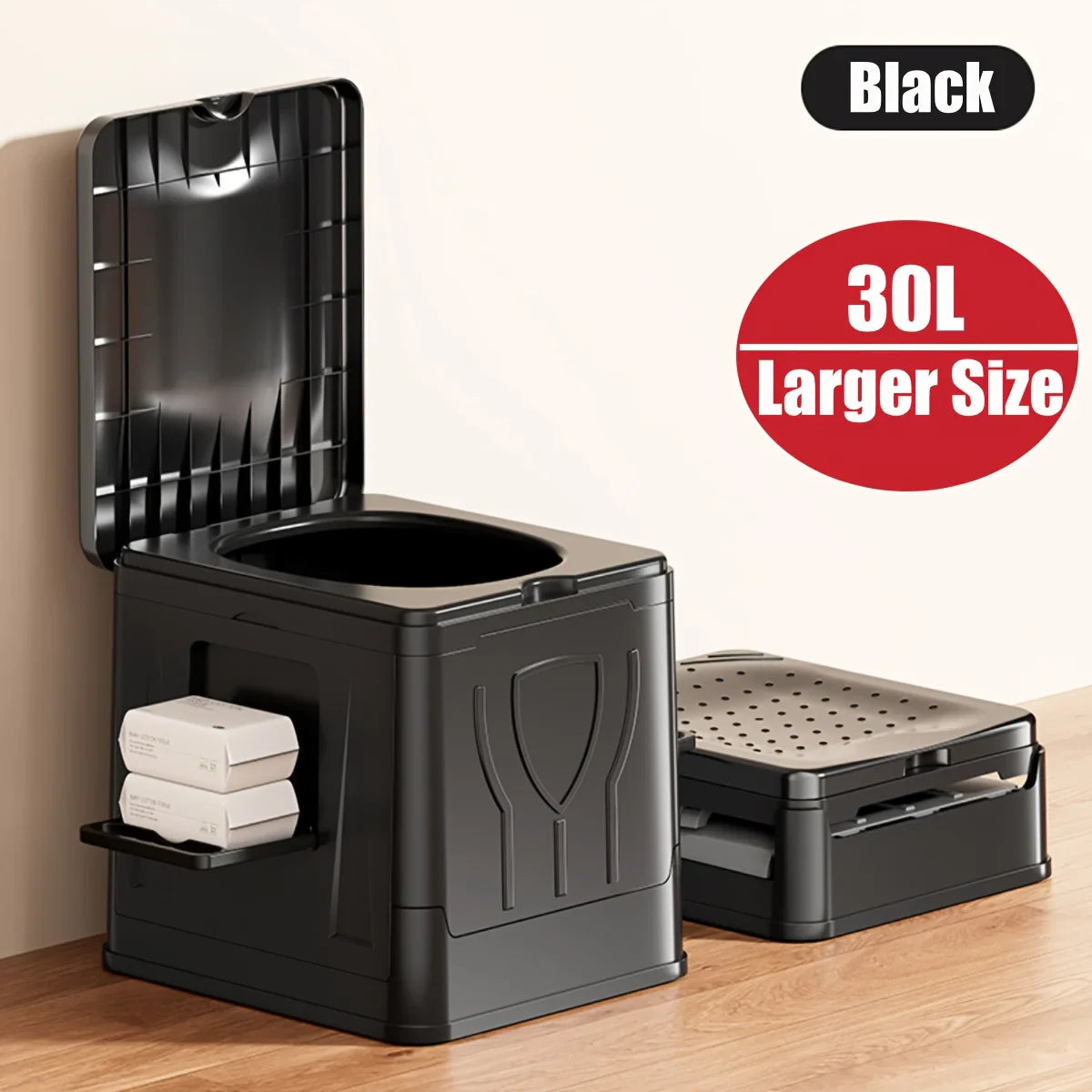 GoComfort XL Campingtoilette | Faltbar, Hygienisch und Praktisch