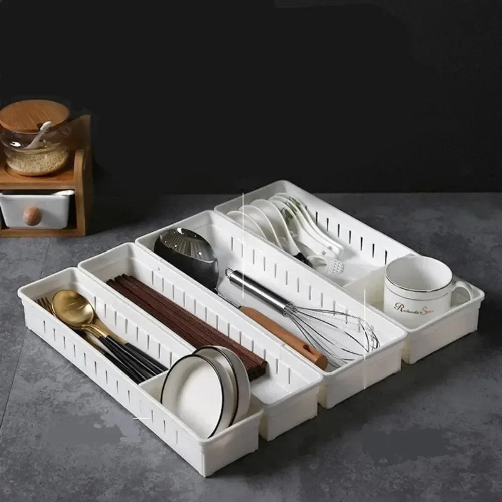 Sortiva Schubladenorganizer | Flexibel & Modular | Für Küche, Bad & Büro | 2 Größen