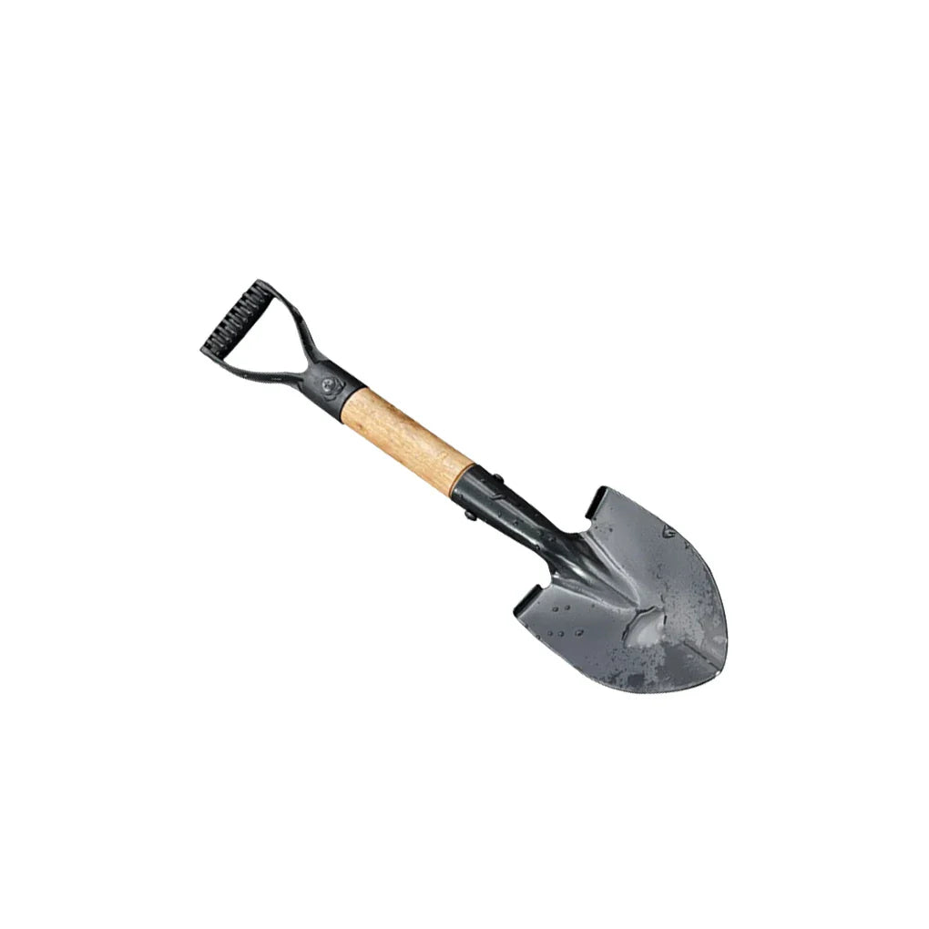 MiniDig | Gartenschaufel für Kinder & Erwachsene | Robuste Manganstahlkonstruktion | Ergonomischer Holzgriff