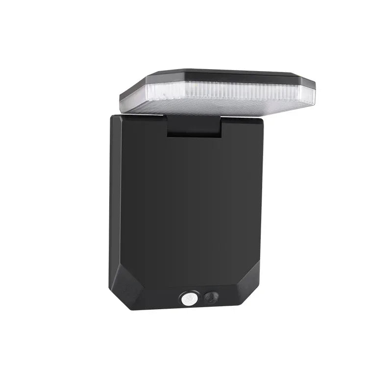 Lumorra Solar Wandleuchte | LED mit Bewegungssensor | 3 Modi & Schwenkbar | IP65 Wetterfest