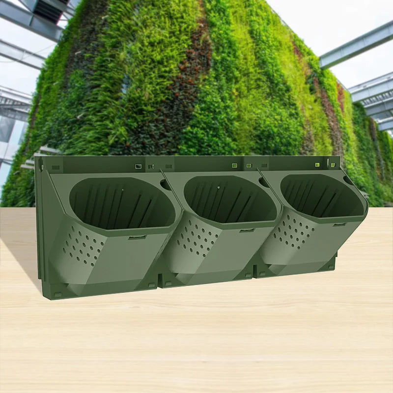 GreenWall Modular Box | Vertikaler Pflanzkasten für kreative Wände | Für Balkon, Garten & Innenräume | Erweiterbar