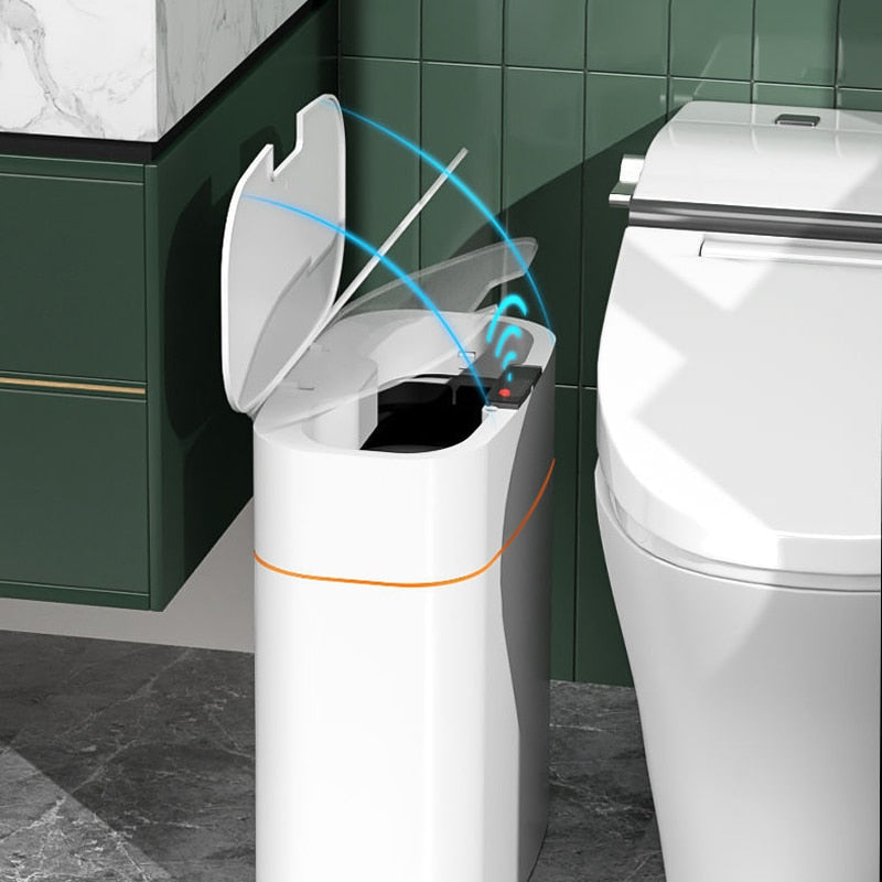 AutoClean Sensor Bin | Berührungsfreier Mülleimer | Hygienisch & Geräuschlos | Ideal für Küche, Bad & Kinderzimmer