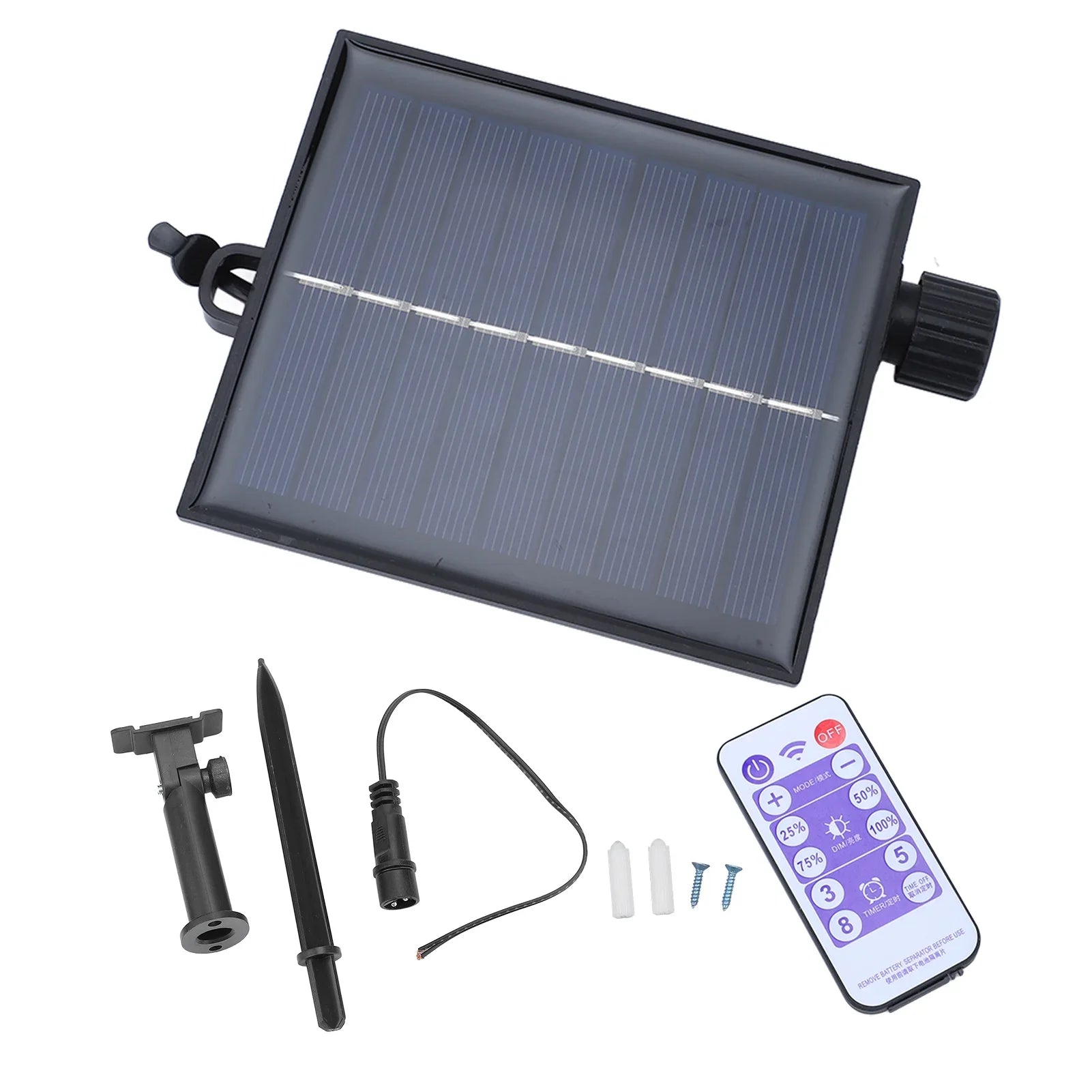SolarControl | Steuerbox Solar LED | Mit Fernbedienung & Timer | Für Lichterketten Garten