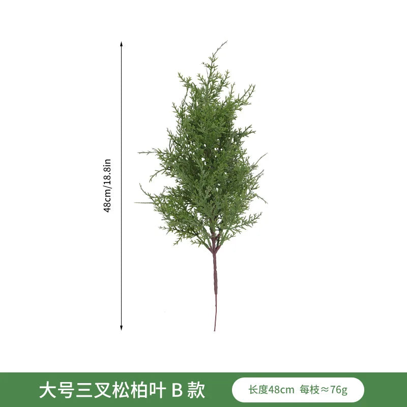 Evervigne | Realistischer künstlicher Kiefernzweig | Hochwertige Weihnachtsdekoration | Hochwertige künstliche Pflanze | Ideal für den Innenbereich und Blumenarrangements