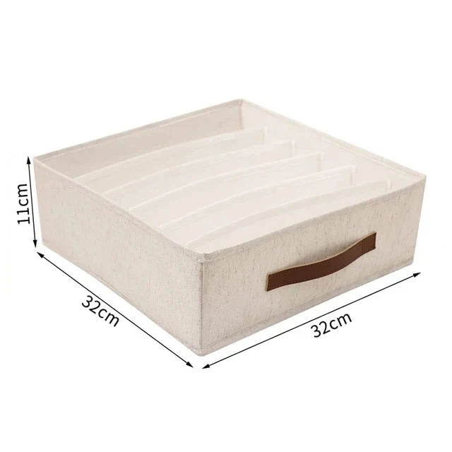ClarityBox Kleiderschrank-Organizer | Faltbar & Platzsparend | Hochwertiges Vliesstoff-Material