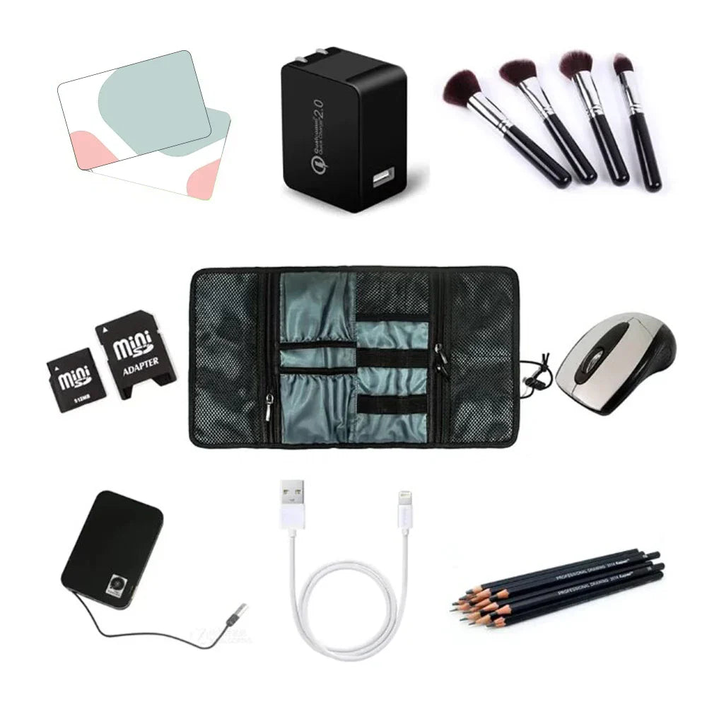 TechMate | Kabel-Organizer | Vielseitig & Kompakt | Schutz & Langlebigkeit | Ideal für Reisen