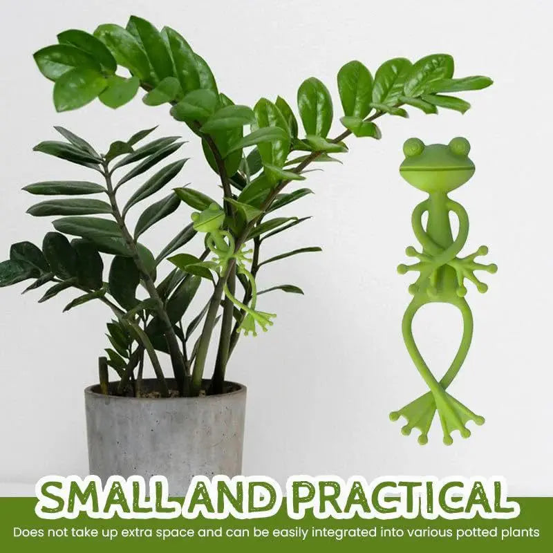 FroggiFix | Pflanzenhalter im Froschdesign | Dekorativ & Funktional | Für Garten & Balkon