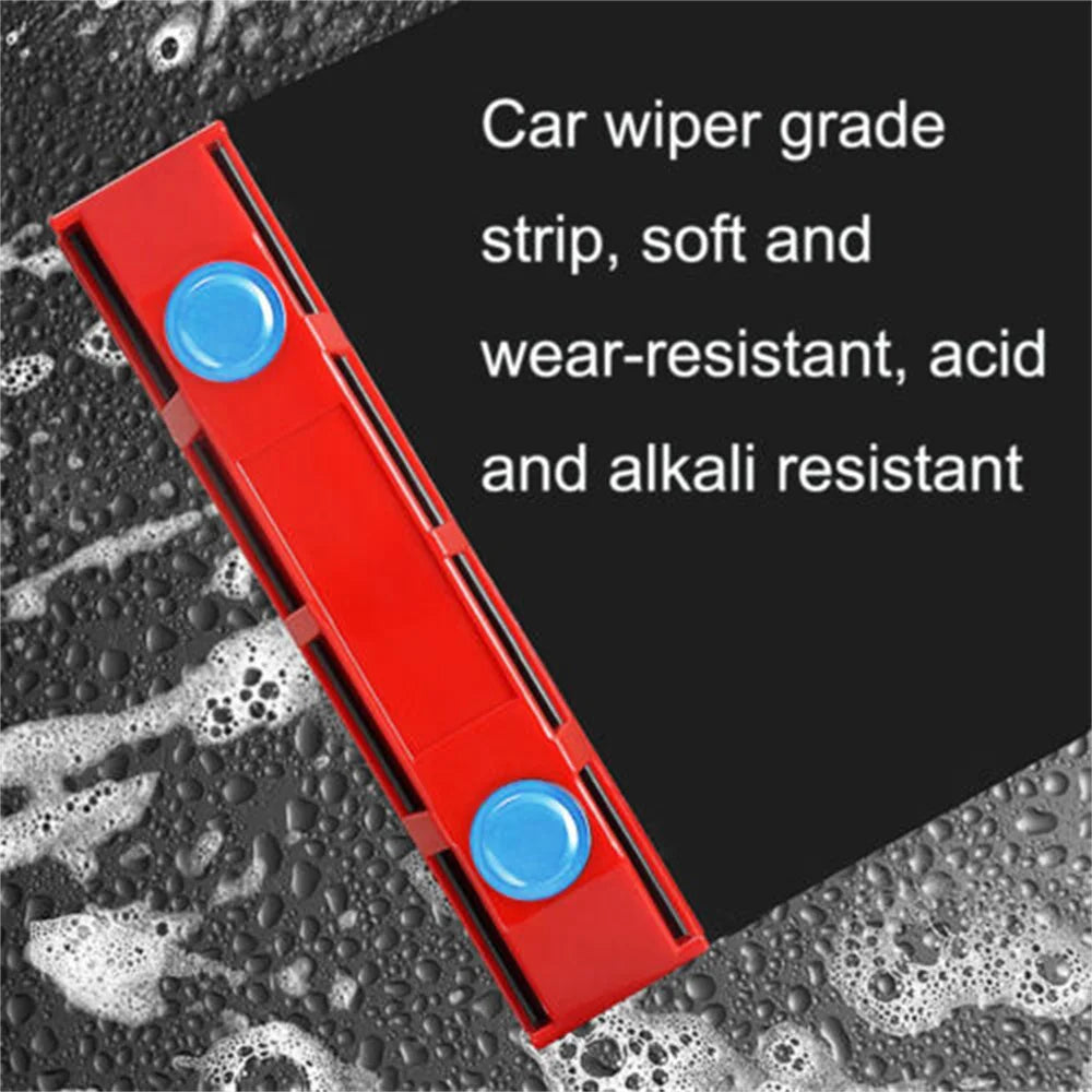 ClearGlide Magnet-Fensterreiniger | Doppelseitige Reinigung | Mit Mikrofaserpads | Für Streifenfreie Fenster