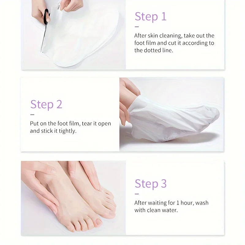SoftStep | Fußpeeling-Maske | Für Trockene & Rissige Füße | Entfernt Hornhaut & abgestorbene Hautzellen | 2er-Set