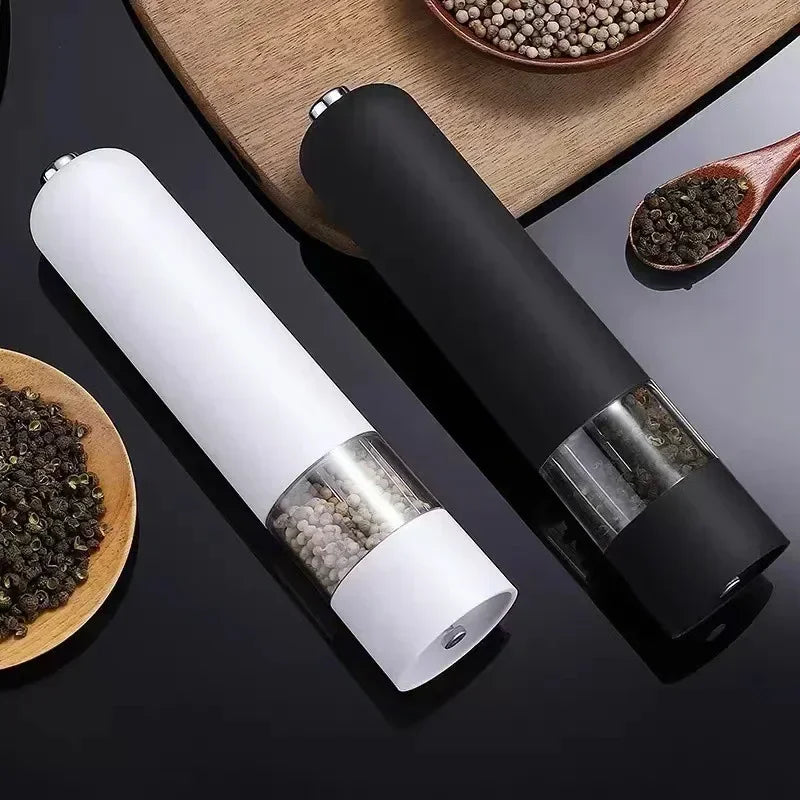 Flavorix Gewürzmühle | Einstellbar & Kabellos | Mit LED-Licht | Edelstahl-Design