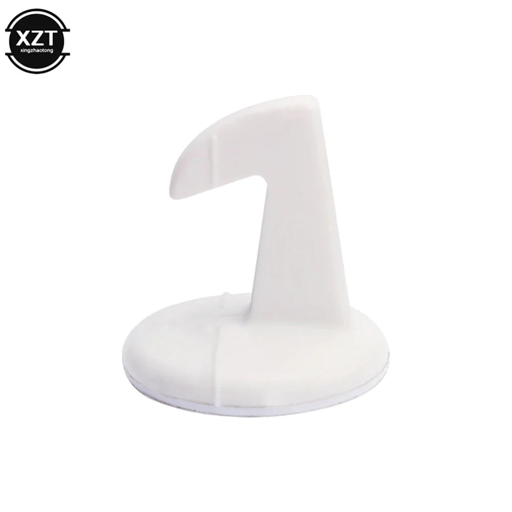 QuietGuard Türstopper | Geräuschdämpfend & Stoßabsorbierend | Mit Haken für Mehr Ordnung
