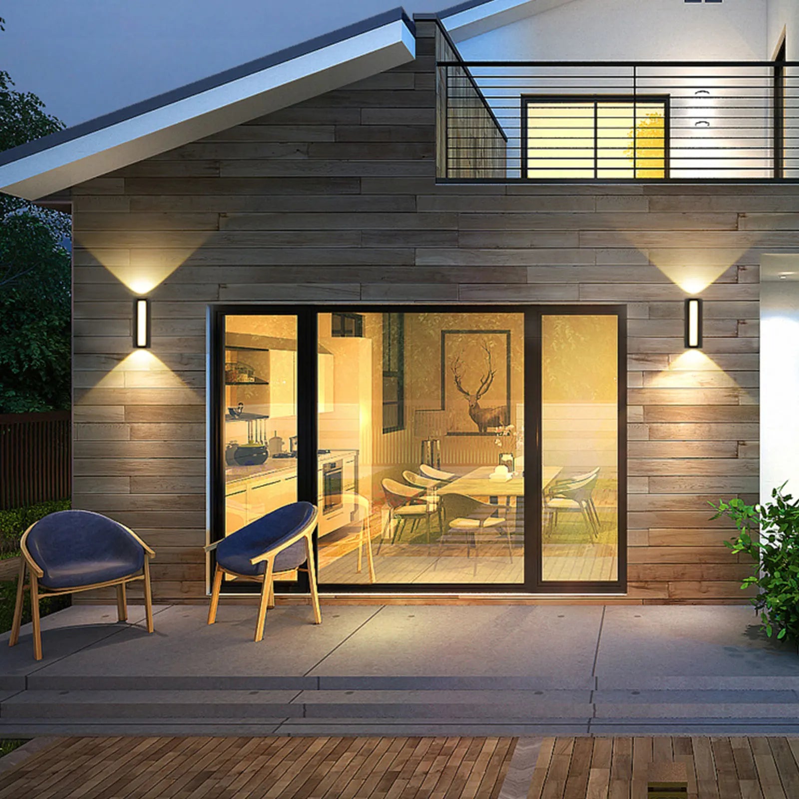 ClaraWall LED Wandleuchte | Modern & Wetterfest | 10W | IP66 Schutz