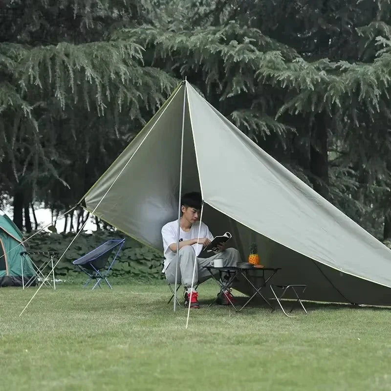Gripora TarpLock | Mini-Zeltclip Outdoor | Ultraleicht & Rutschfest | Für Planen & Tarps | 10 Stück