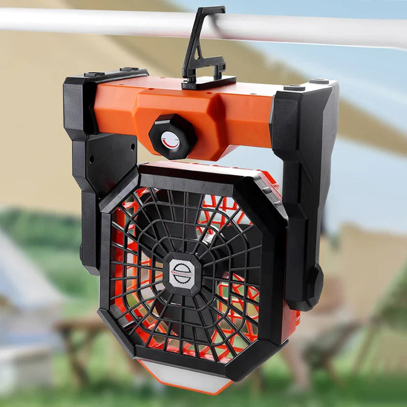 LumoFan Pro | Camping-Ventilator mit LED | 7800 mAh Akku | USB Wiederaufladbar