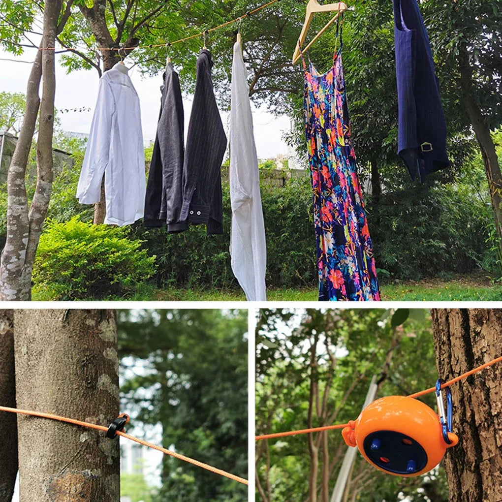 TidyLine Wäscheleine | Ausziehbar & Kompakt | Ideal Für Reisen & Zuhause | Bis 250 cm